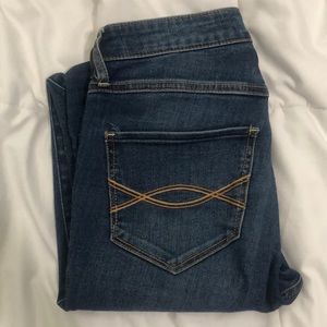Abercrombie high wait super skinny jeans